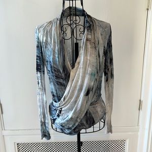 Helmut Lang wrap around top
